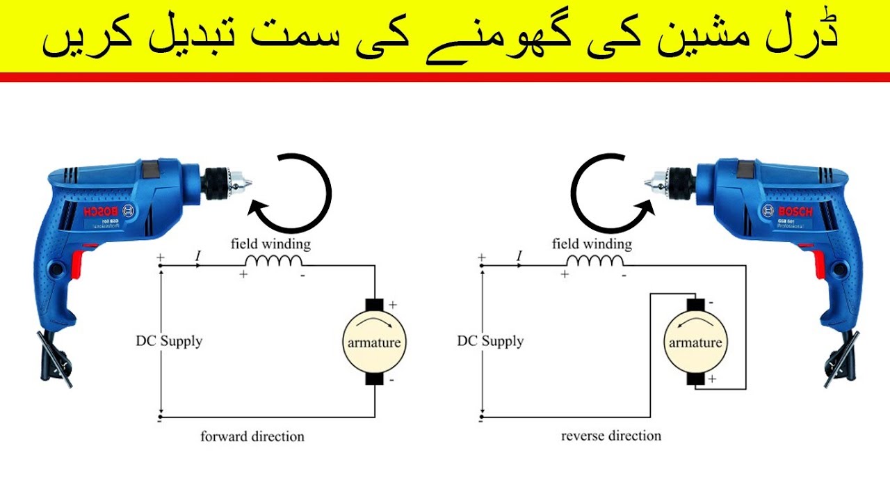 How to Change Direction of Drill Machine