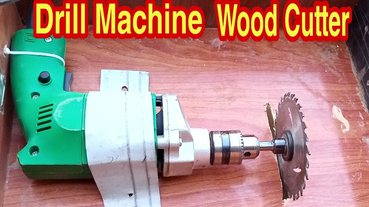 How to Cut Wood With Drill Machine