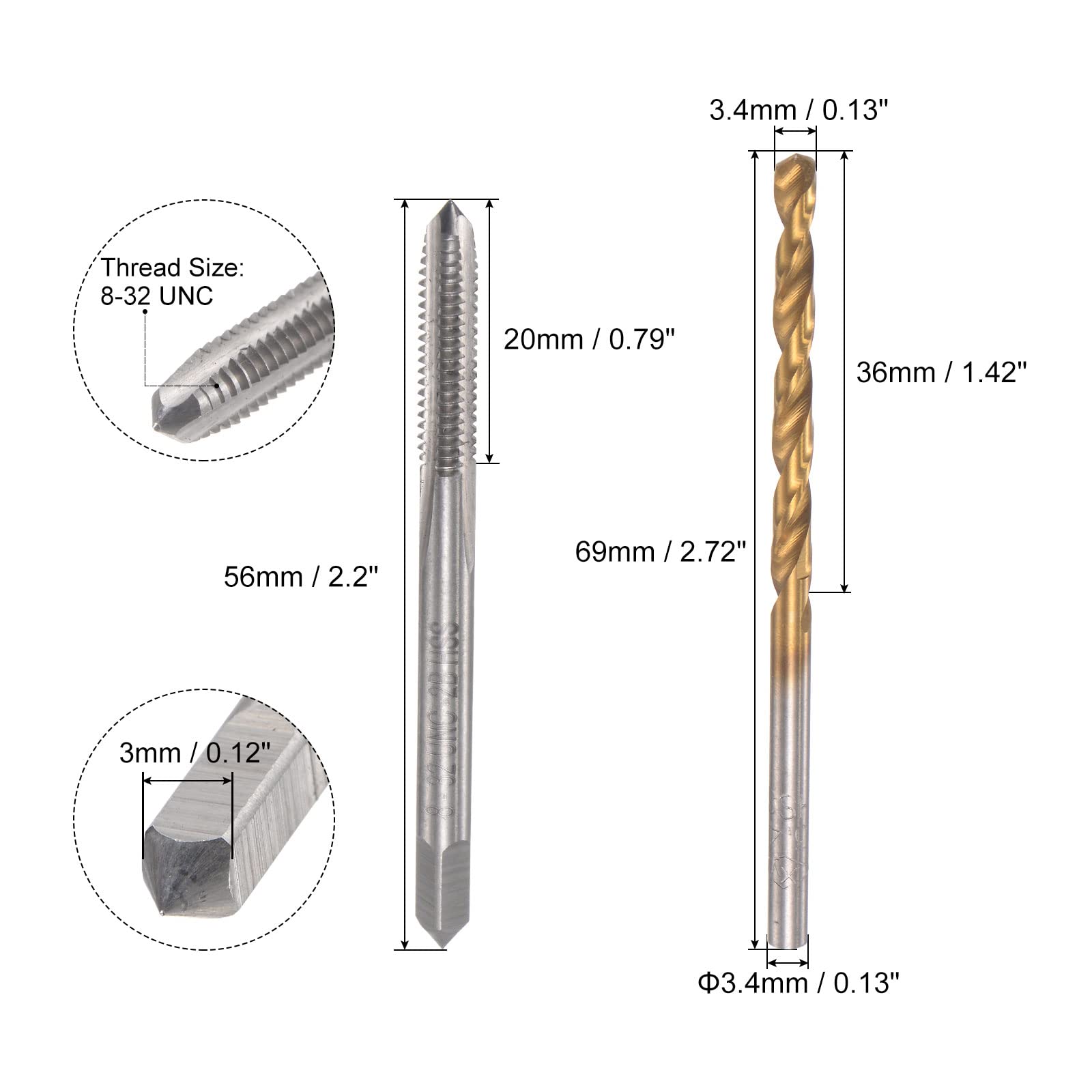 What Size Drill Bit for a 8/32 Machine Screw