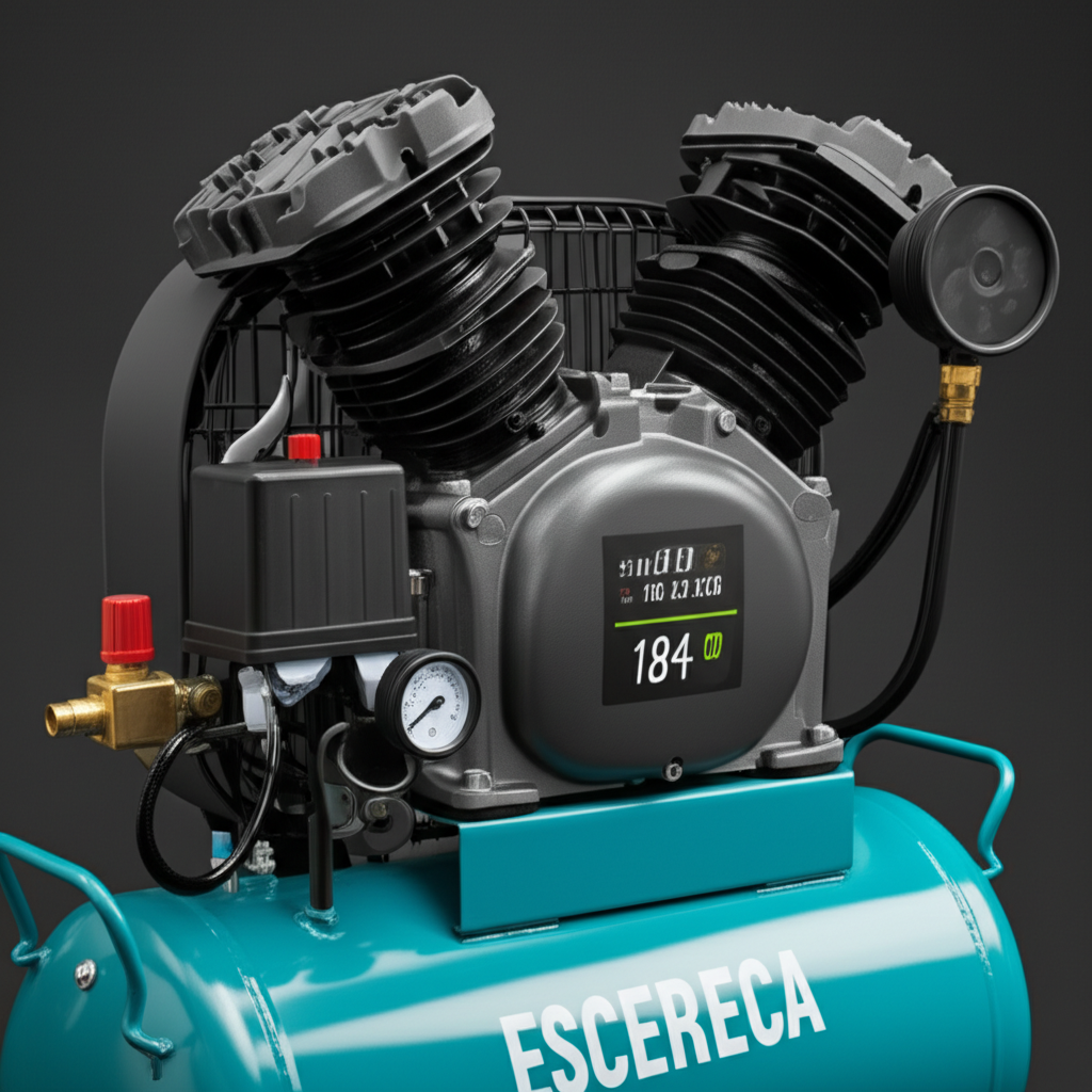 Generate a high-quality, relevant image prompt for an article about: What is CFM in an Air Compresso