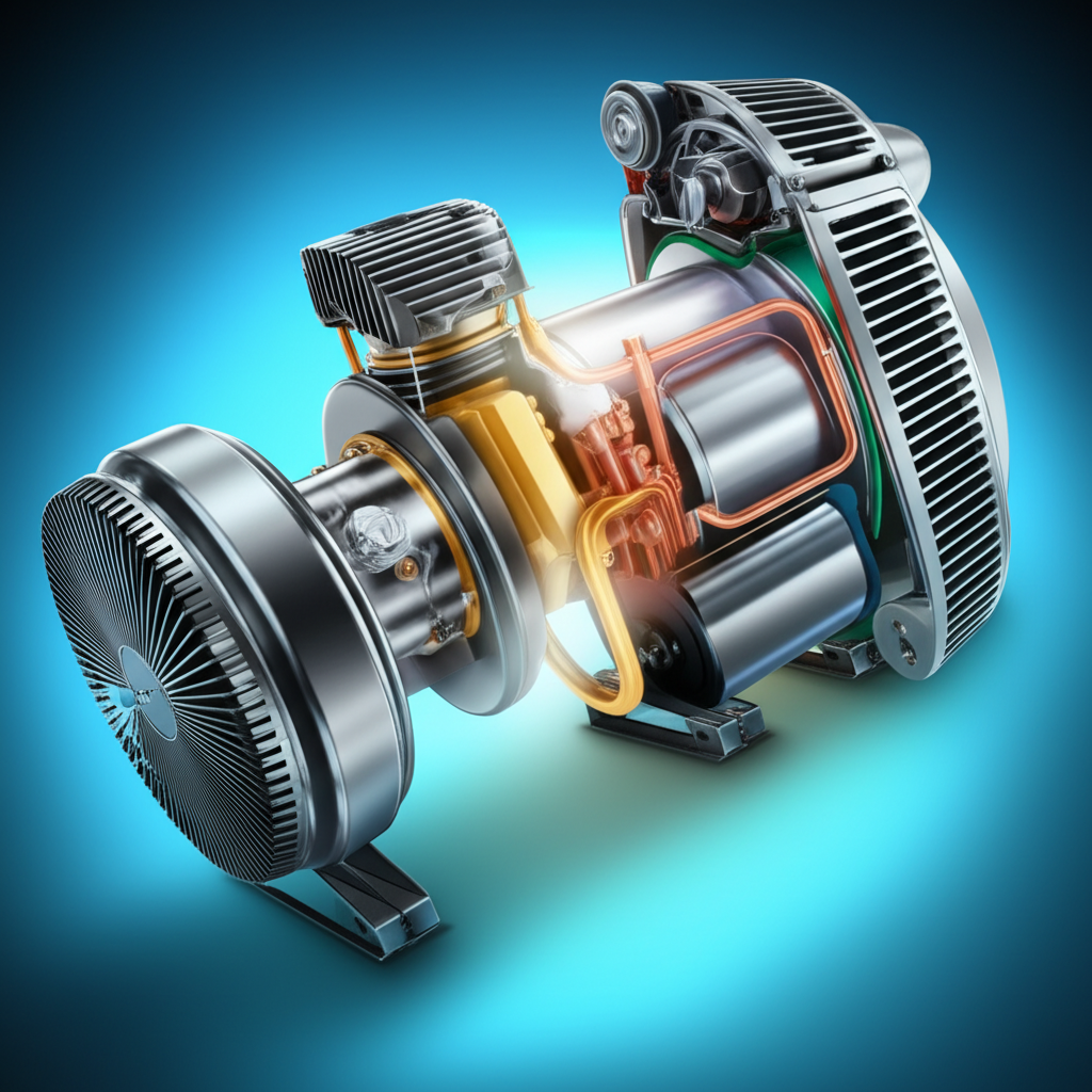 Generate a high-quality, relevant image prompt for an article about: What is Central Air Compressor: