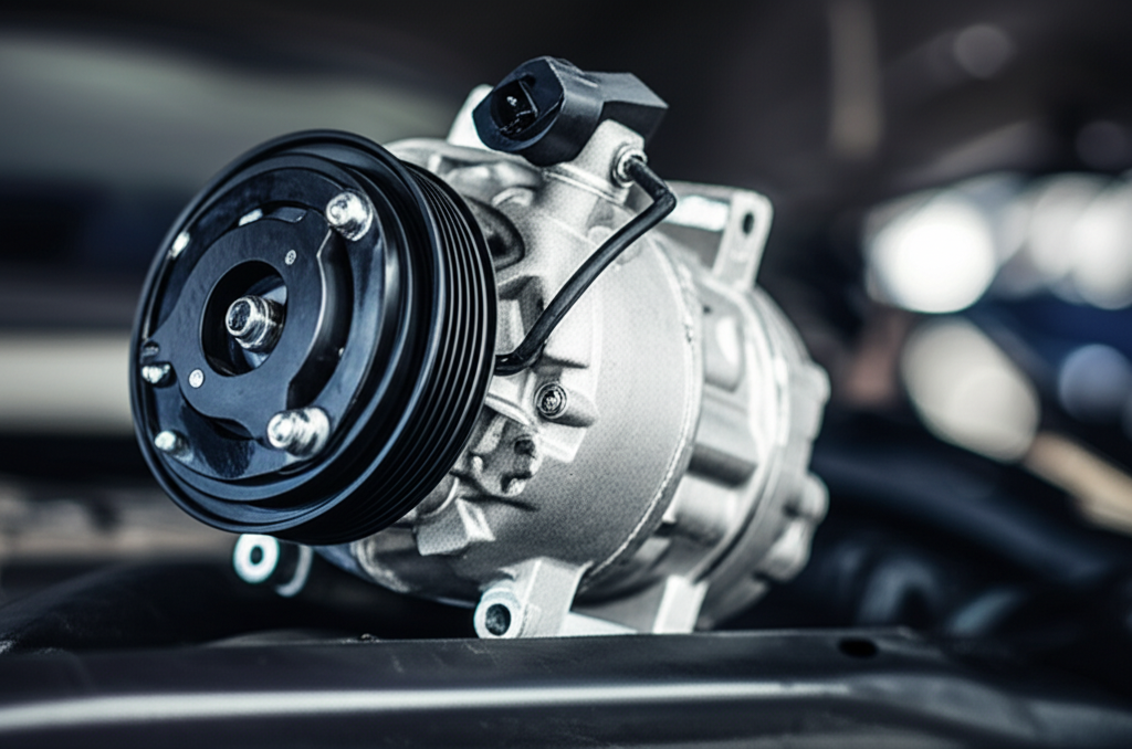 Generate a high-quality, relevant image prompt for an article about: How Much is AC Compressor: Esse