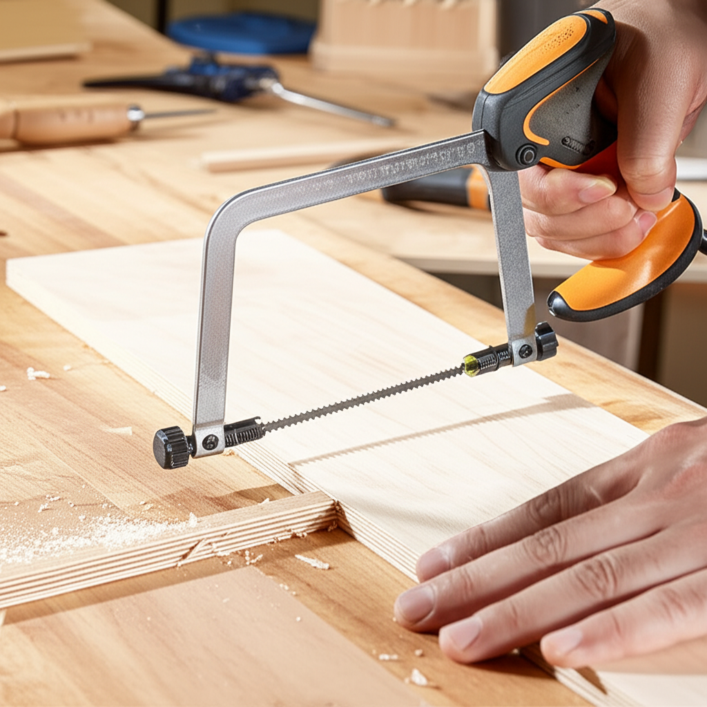 Generate a high-quality, relevant image prompt for an article about: Can Coping Saw Cut Steel? Effor