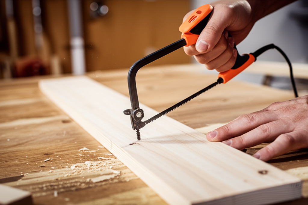 Generate a high-quality, relevant image prompt for an article about: Coping Saw Trim: Effortless Gui