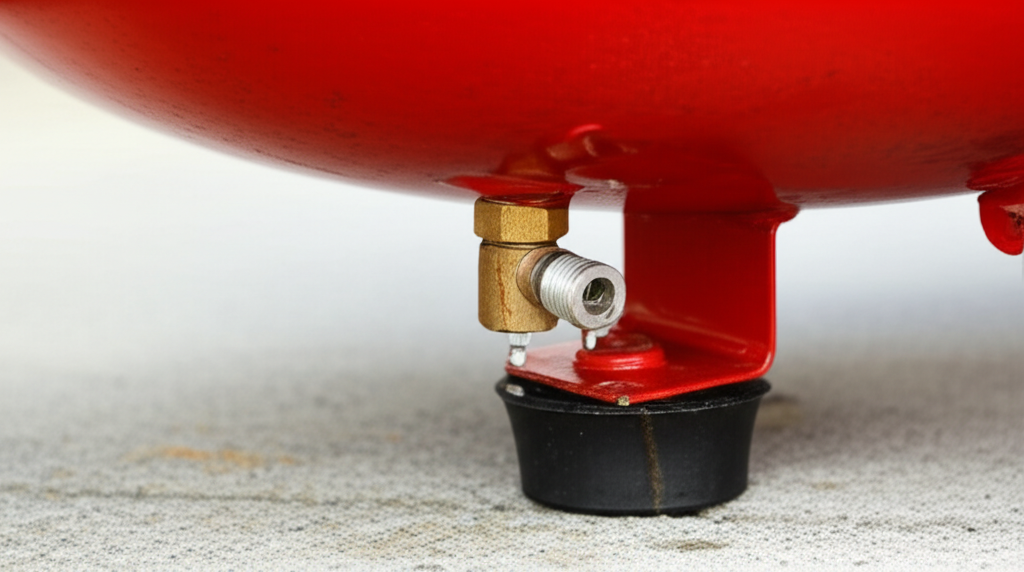 Generate a high-quality, relevant image prompt for an article about: Proven: Drain Air Compressor Wa