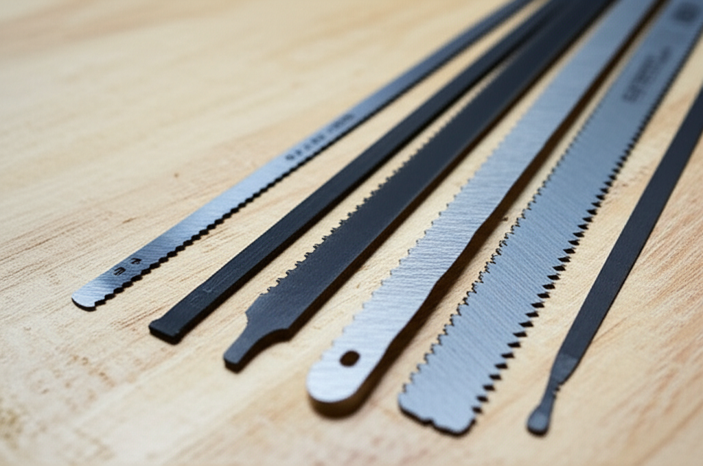 Generate a high-quality, relevant image prompt for an article about: Which Hacksaw Blade for Wood: P