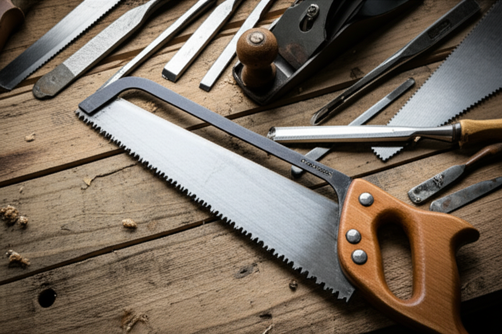 Generate a high-quality, relevant image prompt for an article about: Why Hacksaw Isn’t Used: Essenti