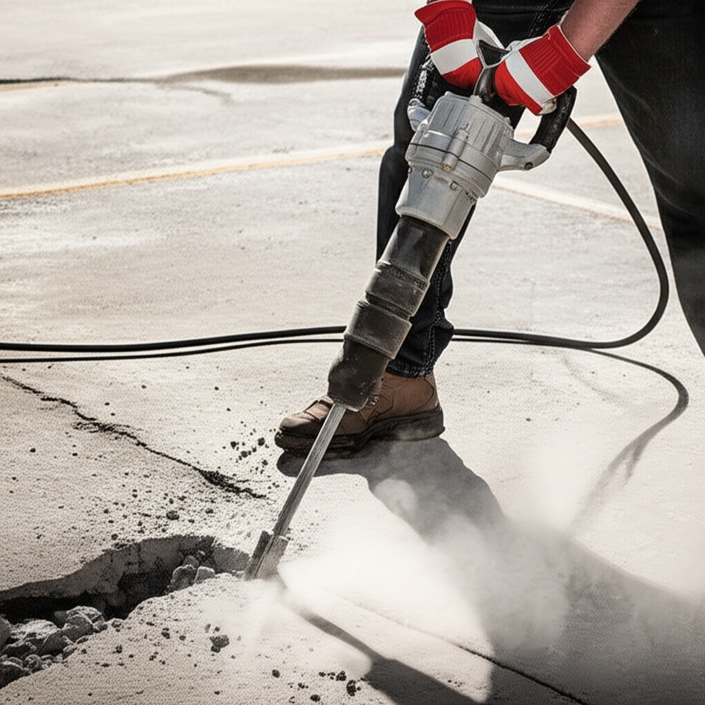 Generate a high-quality, relevant image prompt for an article about: How to Use Jackhammer: Proven C