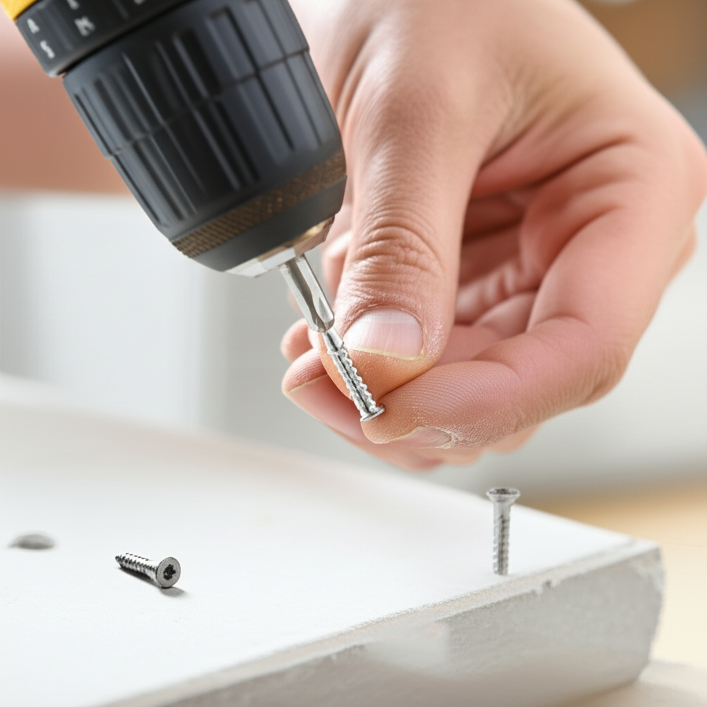 Generate a high-quality, relevant image prompt for an article about: What Size Drill Bit for #10 Dry