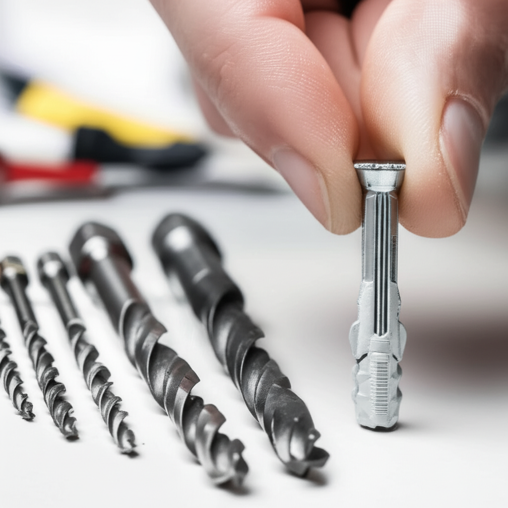 Generate a high-quality, relevant image prompt for an article about: What Size Drill Bit for #10 Dry